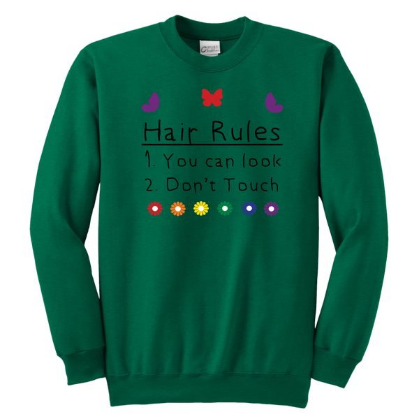 Hair Rules Sweatshirt (Youth Sizes)