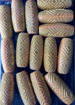 decorative gold barrel beads for hair