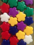 large Multi Color Flower Hair Beads