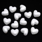 White Pearl Heart Hair beads