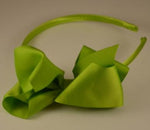 X-Large Green Bow Headband