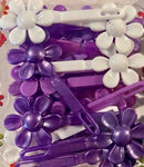 Shades of purple flower barrette