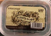 Small Black Elastics - Value Pack 500