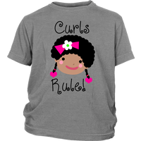 Curls Rule! Tshirt (Youth Sizes)