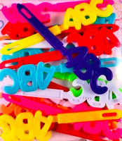 A,B,C Barrettes for Kids