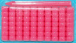 Pink Bead Barrettes