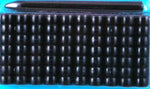 Black Bead Barrettes 