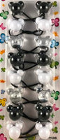 Black and White Mickey Hair Ballies