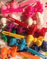 Bow Barrettes with sheen