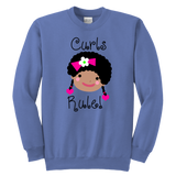 Curls Rule! Sweatshirt (Youth Sizes)