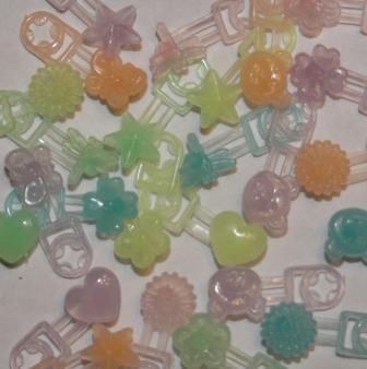 Assorted color bow beads back in stock at www.TwistBraidSnap.com