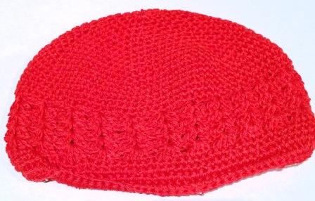 Crimson Knit Caps