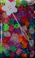 Multi Color Crown Hair Beads