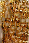 Gold Metal Dreadlock Cuff Hair Bead