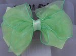 Layered Hair Bow - Green