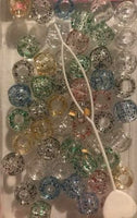 Glitter Hair Beads Medium