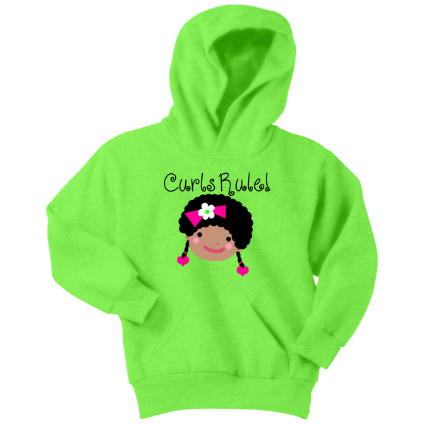 Curls Rule! Hoodie (Youth Sizes)