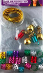Multicolor hair braiding decoration set