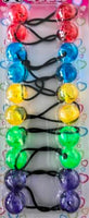 myulticolor translucent hair ballies