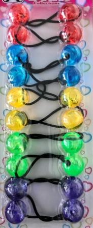myulticolor translucent hair ballies