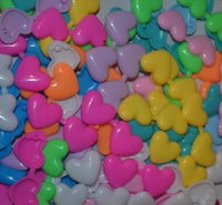 Pastel Heart Hair Snaps