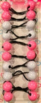 Pink and White Hair Ballies