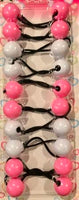 Pink and White Hair Ballies