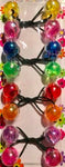 Multi color hair ballies with sheen