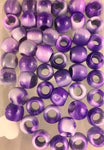 Red Tie Dye Medium Hair Beads