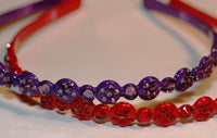 Red and Purple Sparkle Headband