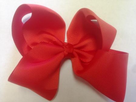 Red Hair Bow - Large