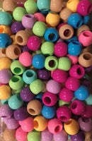 Spring color chubby hair beads