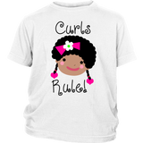 Curls Rule! Tshirt (Youth Sizes)