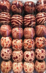 Decorative Wooden Barrel Hair Beads