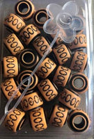 Decorative barrel hair beads style 3