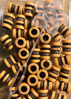 Decorative barrel hair beads style 6