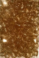 Gold glitter hair beads