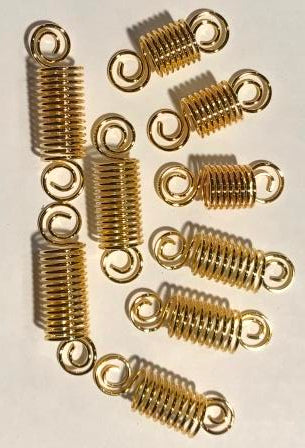 gold hair coil braiding wraps
