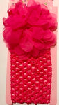 Ballerina Headband with Flower - Pink