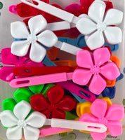 Assorted Color Flower Kids Barrettes