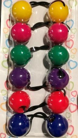 assorted color large 22mm hair ballies