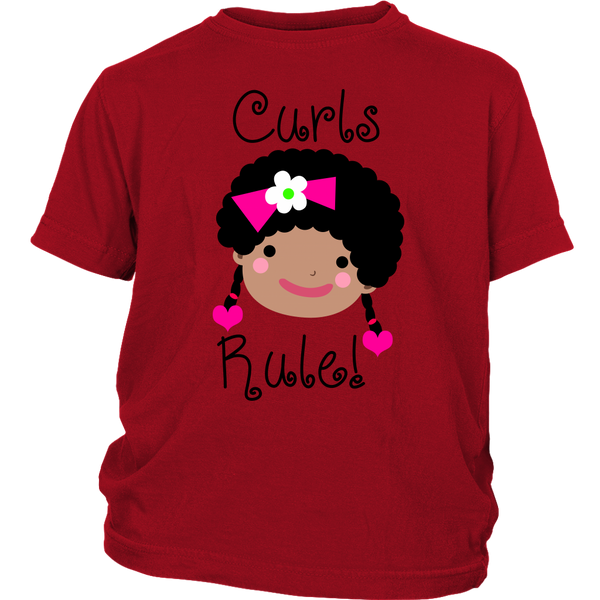 Curls Rule! Tshirt (Youth Sizes)