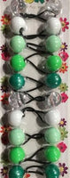 Shades of Green Hair Ballies