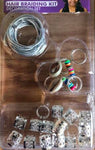 silver hair braiding kit