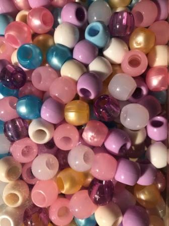 200PK Wedding Mix Medium Hair Beads