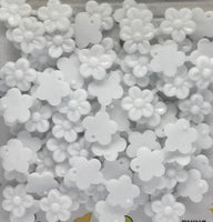 White Flower Hair Snaps
