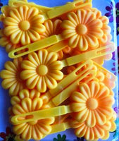 Yellow Flower Barrettes
